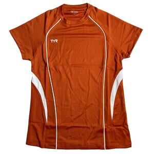 Tyr Womens Alliance Tech Tee Tshirt - Textured Burnt Orange - Size Small - $34